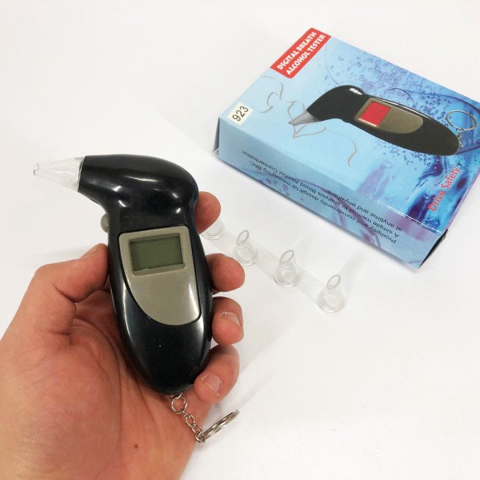 Алкотестер цифровий з мундштуками, Хороший алкотестер, Алкотестер алкоголю персональний, Цифровий драгер