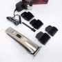 Машинка для стрижки Gemei GM-657 бездротова з комплектом насадок, Перукарські машинки