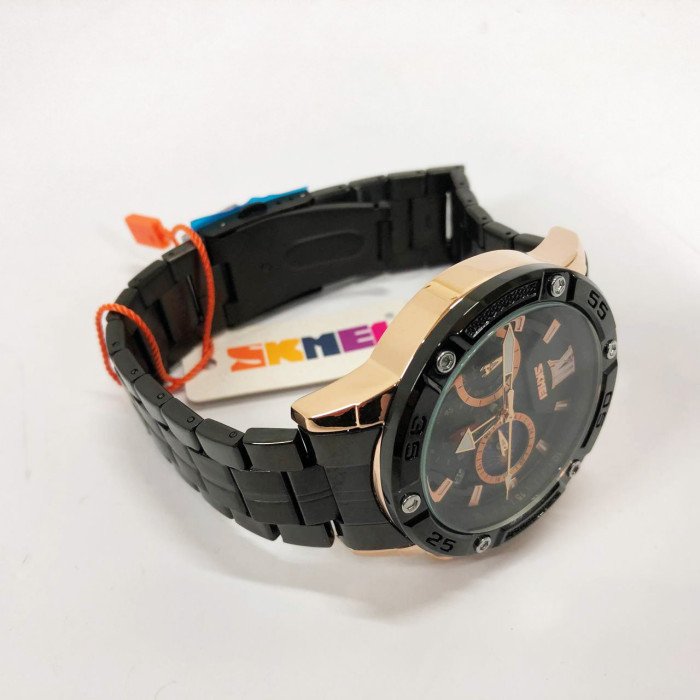 Годинник наручний чоловічий SKMEI 9235RG, годинник кварцовий чоловічий, модний чоловічий годинник круглий