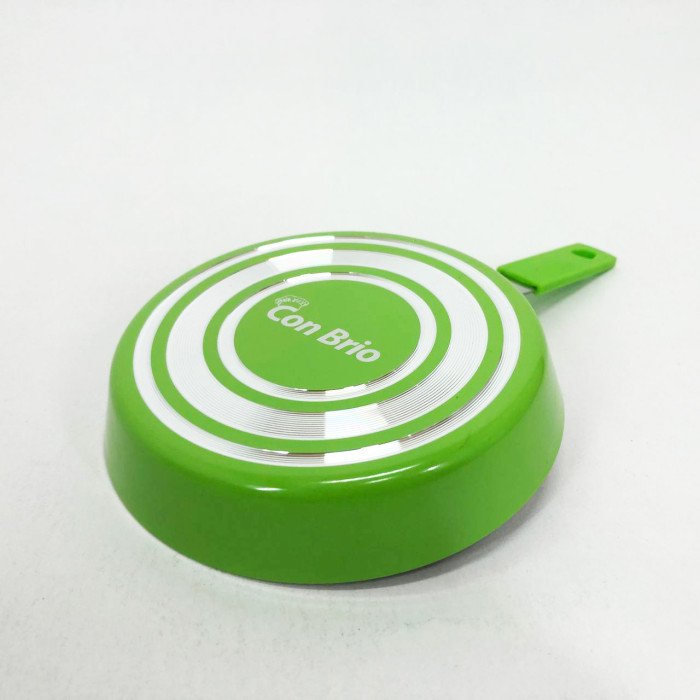 Сковорода Con Brio CB-1414, 14см, Міні, Eco Granite, сковорода зручна на кухню. Колір: зелений