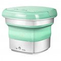 Складна пральна машина MAXTOP silicon washing machine, Портативна пралка відро. Колір: зелений