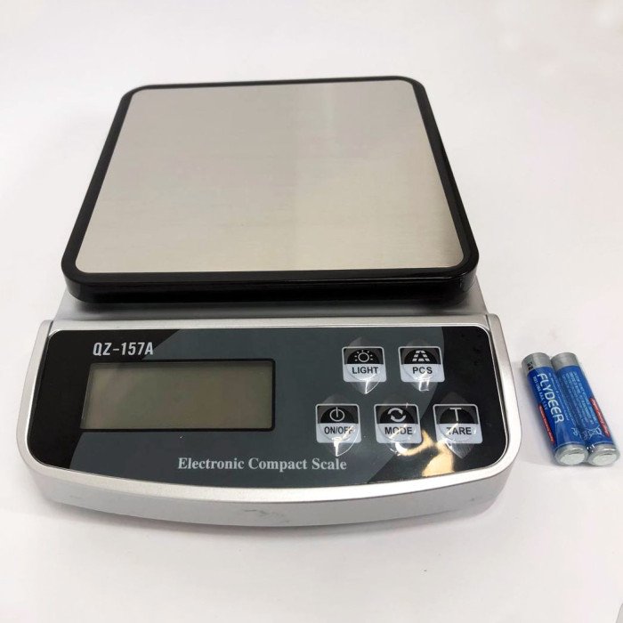 Ваги кухонні з підсвічуванням екрану QZ-157A 10кг (1г), електронні ваги для зважування продуктів