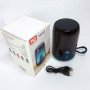 Акумуляторна переносна колонка TG652 5W з RGB підсвічуванням та ремінцем, блютуз колонка. Колір: синій