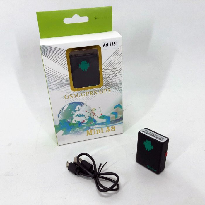 Міні GPS трекер через SIM карту А8 з вбудованим мікрофоном, GPS GSM трекер для авто, Маячок