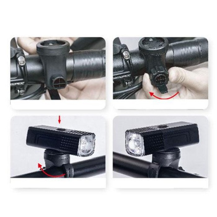 Велофара потужна LEADBIKE LD88-OSRAM 800LM, Довговічний велосипедний ліхтар, Лід фара на велосипед