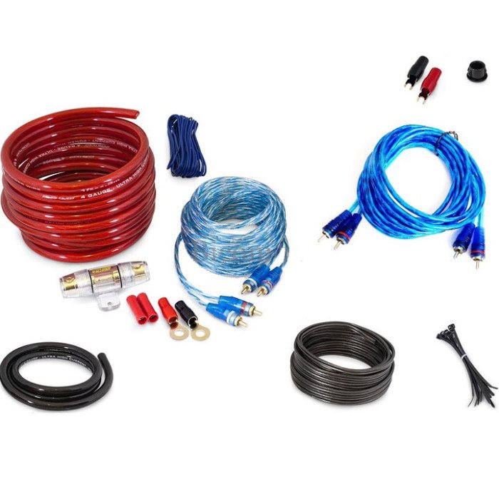 Комплект дротів для сабвуфера MDK MD-8GA дроту для підключення підсилювача