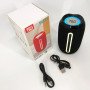 Портативна Bluetooth-колонка TG653 USB з ремінцем, акумуляторна колонка для музики. Колір: чорний