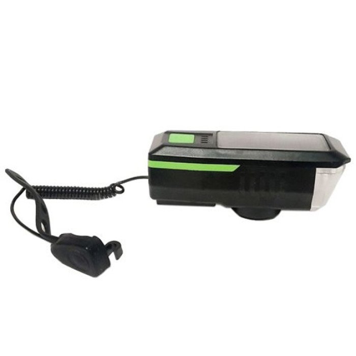 Велофара з сигналом Waterproof LY-17-XPE з виносною кнопкою, Довговічний велосипедний ліхтар