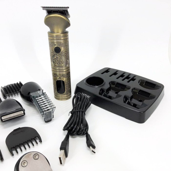 Професійний набір/машинка для стрижки волосся 6 в 1 VGR V-106, бритва триммер для бороди