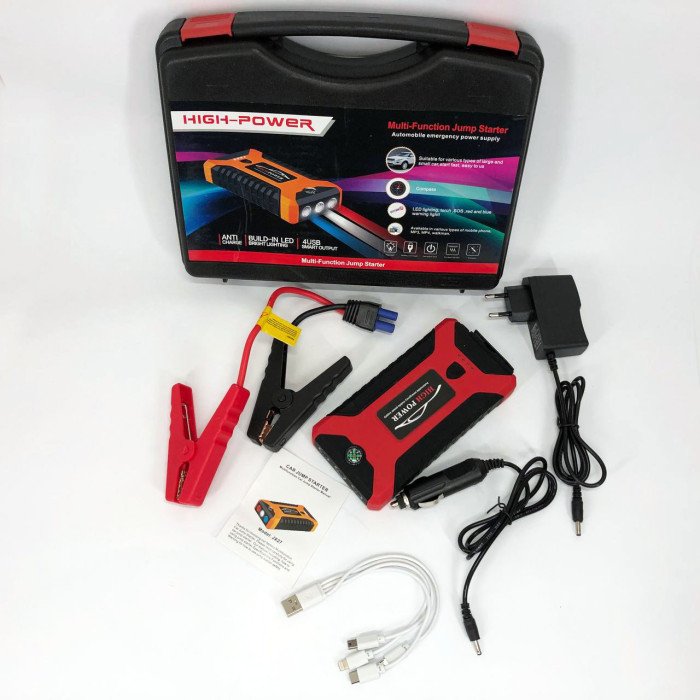 Багатофункціональний пусковий пристрій для автомобіля High Power HB29 12В 99800 мАг Пзу для автомобіля