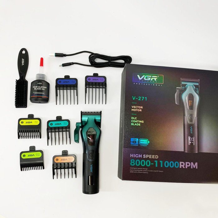 Акумуляторна машинка для стрижки VGR V-271