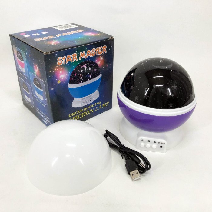 Проектор зоряного неба Star Master Big Dream, Зоряне небо прожектор, домашній. Колір: фіолетовий