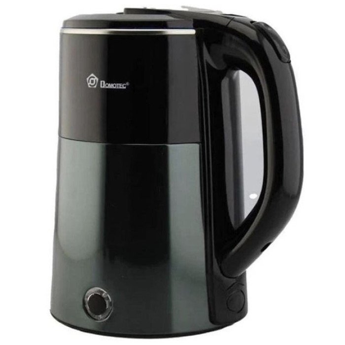 Електрочайник чайник 2.3 л із нержавіючої сталі Domotec MS-5029. Колір: зелений