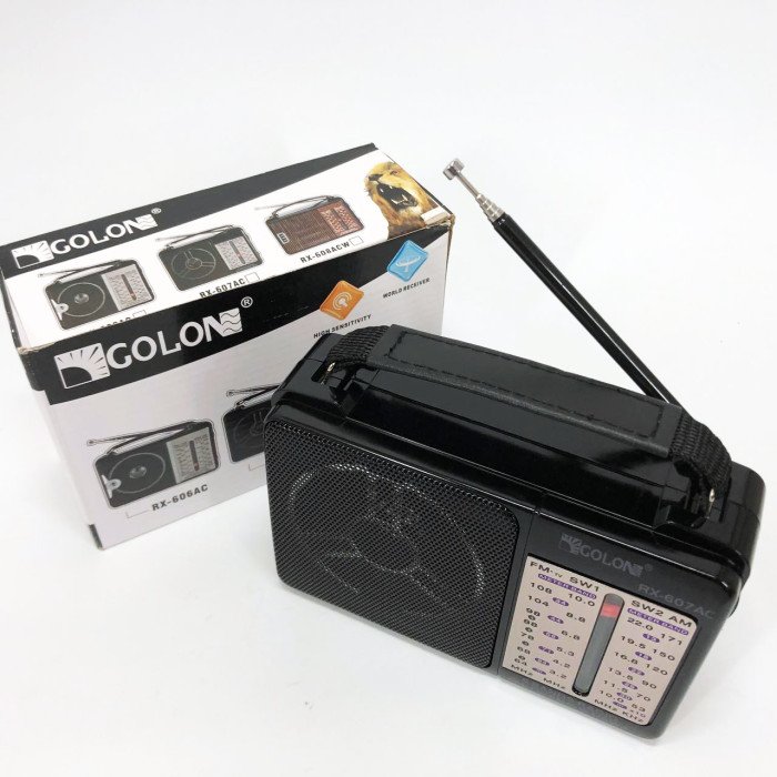 Портативний радіоприймач всехвильовий GOLON RX-607 AC, переносний приймач FM, FM-приймачі