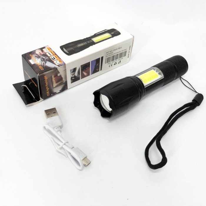 Ліхтарик кишеньковий PLD C609-T6+COB, Надпотужний ліхтарик, Яскравий ліхтарик, Якісний ліхтарик