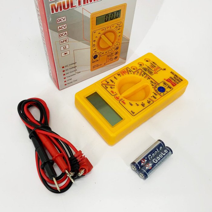 Мультиметр HAOYUE DT830D yellow