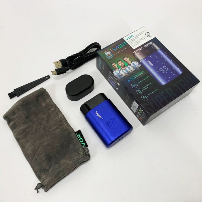 Електробритва VGR V-347. Колір: синій