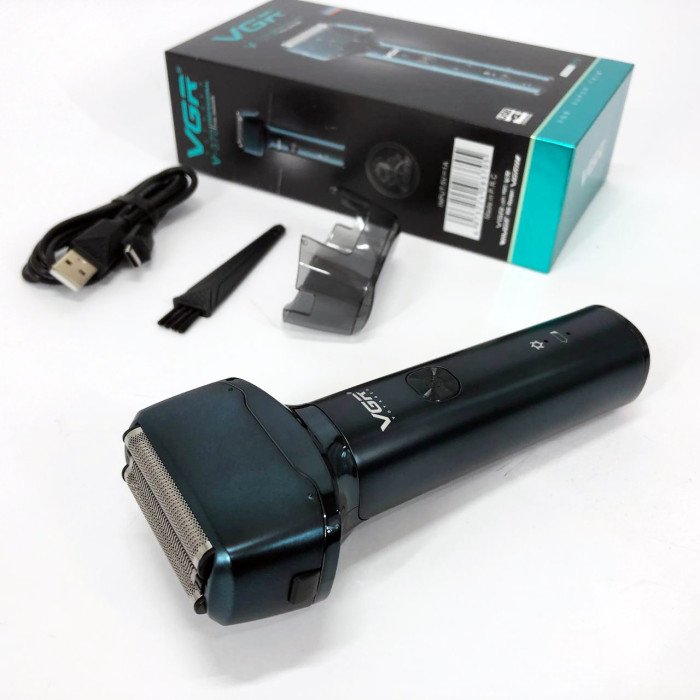 Електробритва VGR V-370, Професійна електробритва, Машинка чоловіча для гоління бездротова