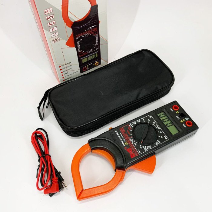 Цифровий кліщовий мультиметр HAOYUE DT266F з чохлом та щупами