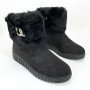 Черевики жіночі утеплені 39р 25,5см Калоші утеплені чорного кольору
