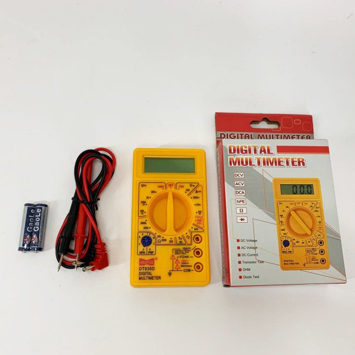 Мультиметр HAOYUE DT830D yellow