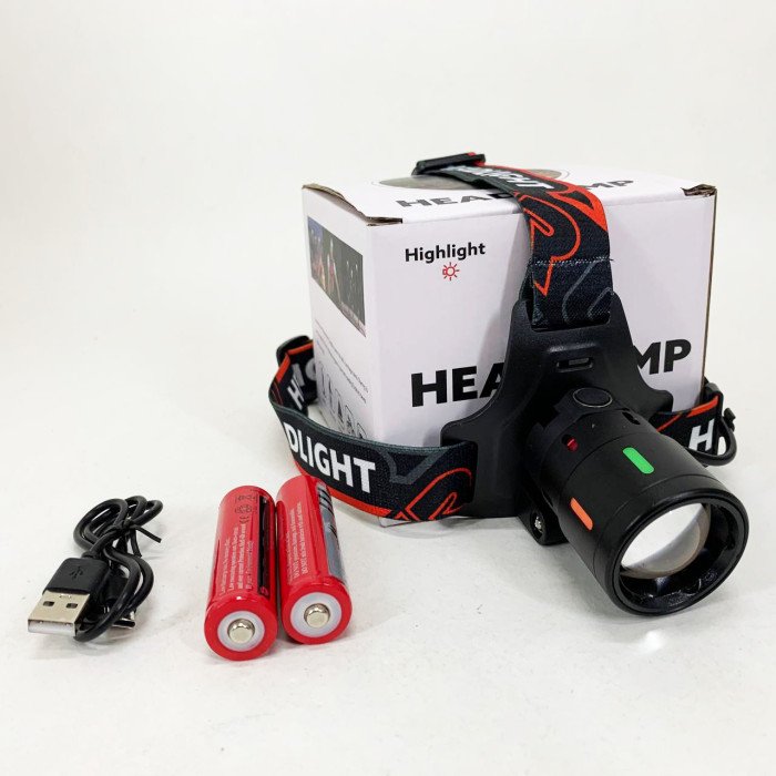 Ліхтар налобний BL-T207-TG 2x18650