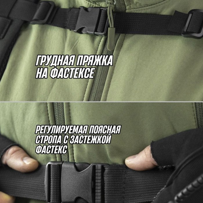 Рюкзак для військовослужбовців, Рюкзак військовий тактичний для походу, Військовий рюкзак ЗСУ для військовослужбовців