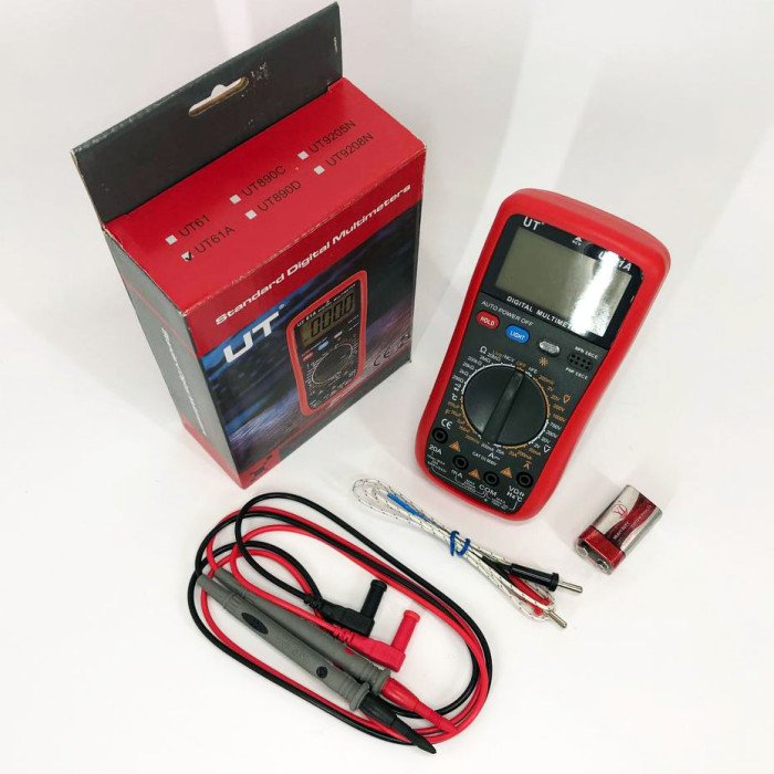 Мультиметр цифровий Digital UT61A професійний вольтметр тестер для дому, електронний мультиметр