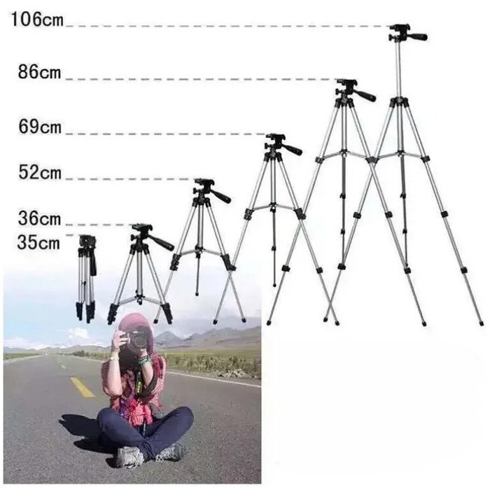 Комплект: Штатив TriPod 3120 + Кільцева лампа 20 см