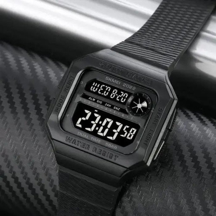 Годинник наручний чоловічий SKMEI 2022BKBK, армійський годинник протиударний, брендовий чоловічий годинник