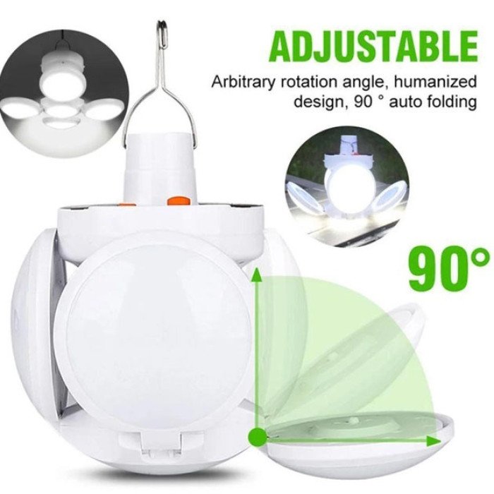 Ліхтар Лампа для кемпінгу акумуляторна BL-2029 + SOLAR на сонячній батареї кемпінговий складаний ліхтар