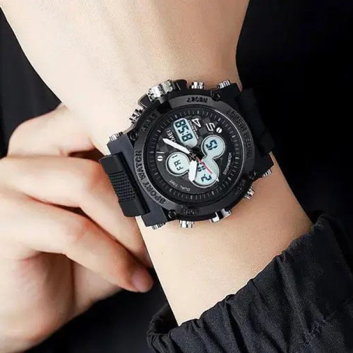 Годинник наручний чоловічий SKMEI 2065BKWT, водонепроникний чоловічий годинник, чоловічий спортивний