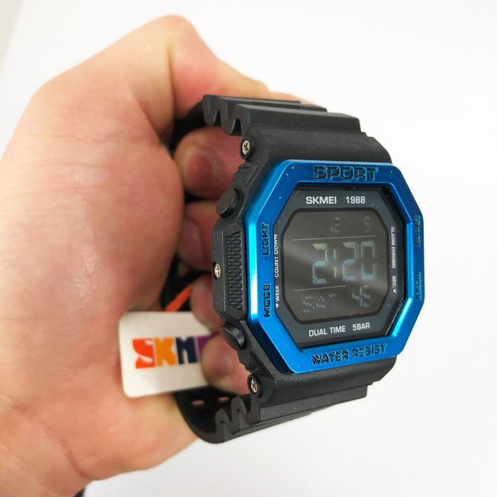 Годинник наручний чоловічий SKMEI 1988BU, оригінальний чоловічий годинник, фірмовий спортивний годинник