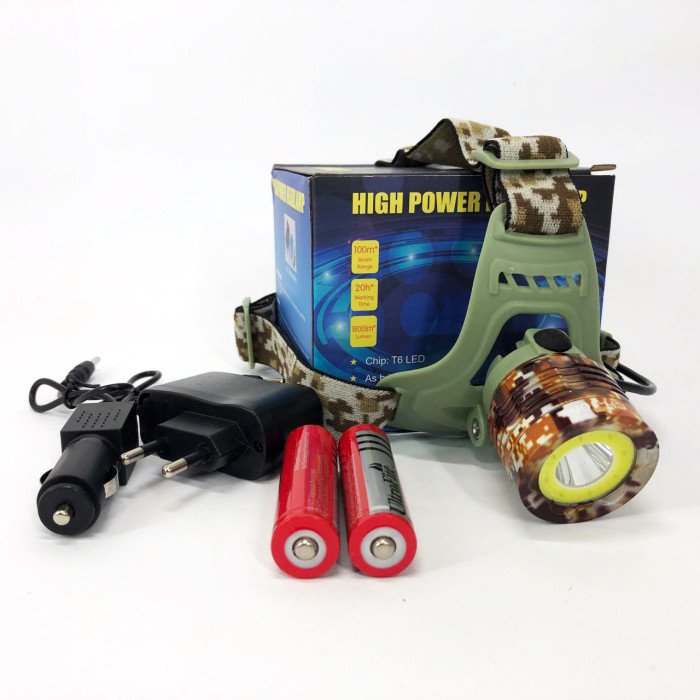 Ліхтар налобний CH-108-T6+COB(white+red), надпотужний ліхтар налобний, світлодіодний ліхтар на лоб