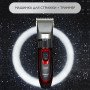 Професійна машинка для стрижки волосся GEMEI GM-550 з двома акумуляторами, Бритва триммер для бороди