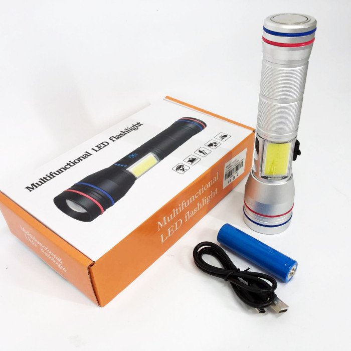 Ліхтар PLD-231 WHITE LASER LED PM10-TG+COB(white+red), 1х26650, Ліхтарик police оригінал, Ліхтарик поліс