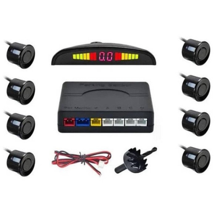 Парктронік (паркувальний радар) Assistant Parking Sensor, 8 чорних датчиків