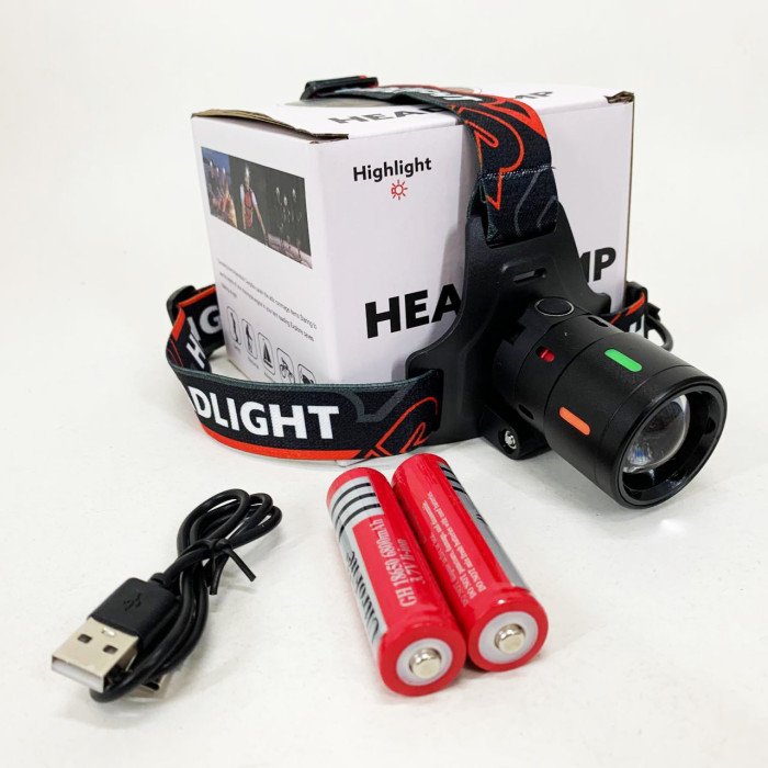 Ліхтар налобний BL-T207-TG 2x18650