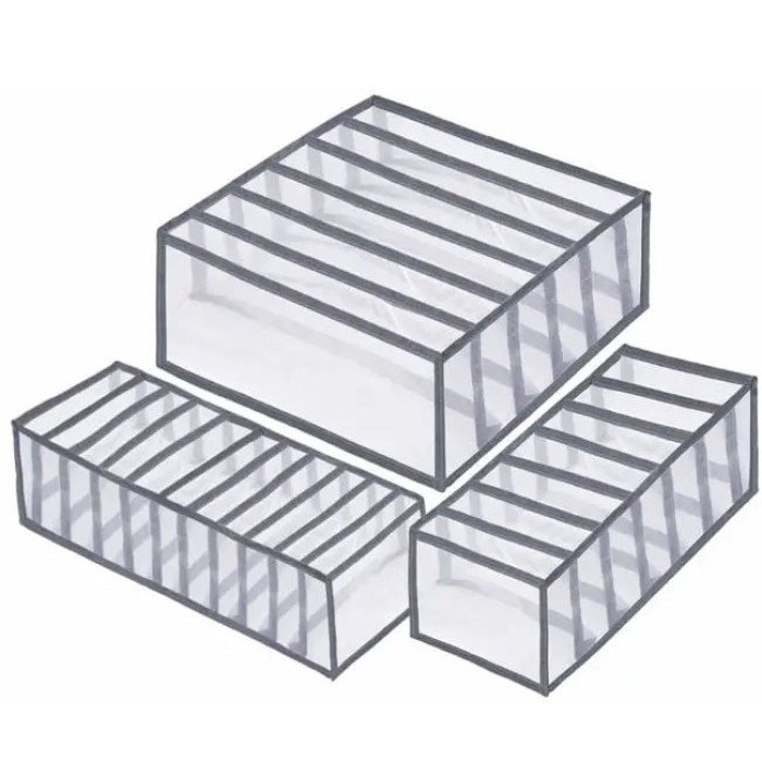 Нейлоновий органайзер для нижньої білизни набір з 3 шт.