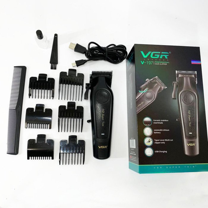 Акумуляторна машинка для стрижки VGR V-197