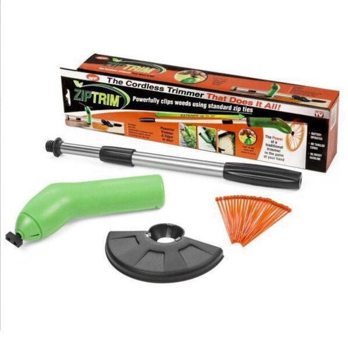 Газонокосарка для саду Zip Trim акумуляторна, Тример для трави та кущів для підстригання газону