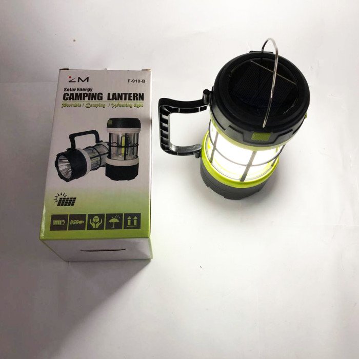 Мультифункціональний кемпінговий ліхтар із функцією Powerbank 910-LED+COB, кемпінговий світильник