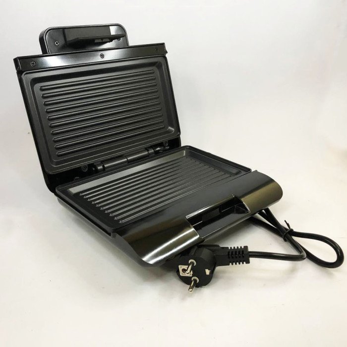 Бутербродниця MAGIO MG-378 750 Вт з антипригарним покриттям, Настільний гриль електричний-притискний