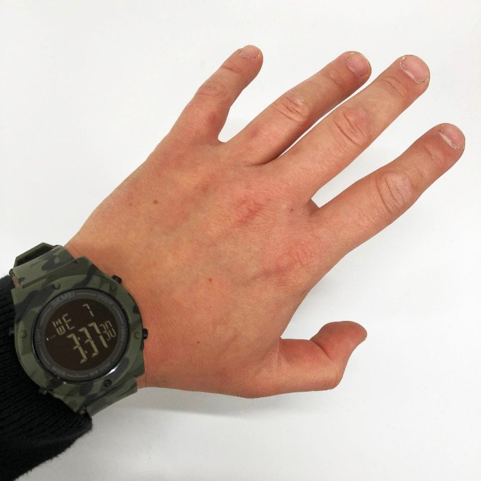 Годинник наручний чоловічий SKMEI 1772CMGNBK, армійський годинник протиударний, модний чоловічий годинник