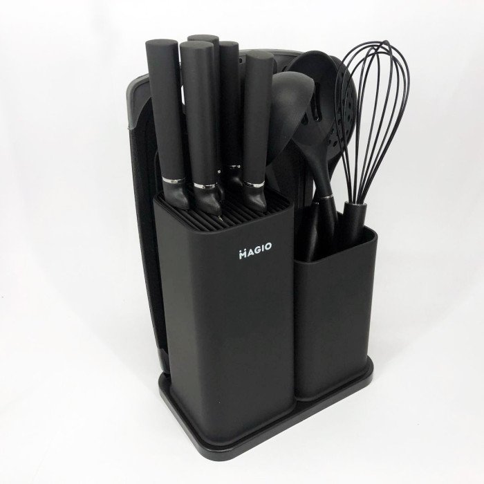 Набір силіконових кухонних речей Magio MG-1097B набір ножів лопаток 12 предметів