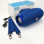 Портативна Bluetooth колонка TG534 SD IPX5 з ремінцем, портативна колонка блютус. Колір: синій