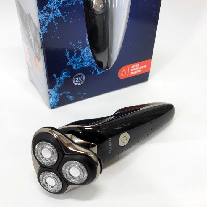 Електробритва 3 плав. голівки/ сухе/ вологе гоління/висувний триммер MAGIO MG-687