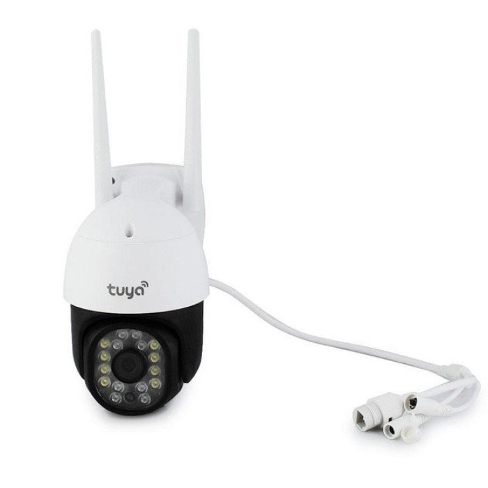 Камера вулична CAMERA C18 TUYA APP WIFI IP 3.0mp 7985 IP66, Вулична бездротова поворотна wi-fi камера
