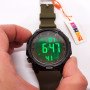 Годинник наручний чоловічий SKMEI 1845AG ARMY GREEN, армійський водостійкий тактичний годинник. Колір: зелений