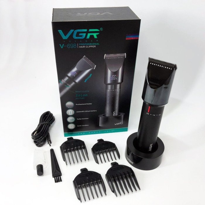 Машинка для стрижки волосся VGR V-698, Машинка для стрижки чоловіча, Машинка для гоління